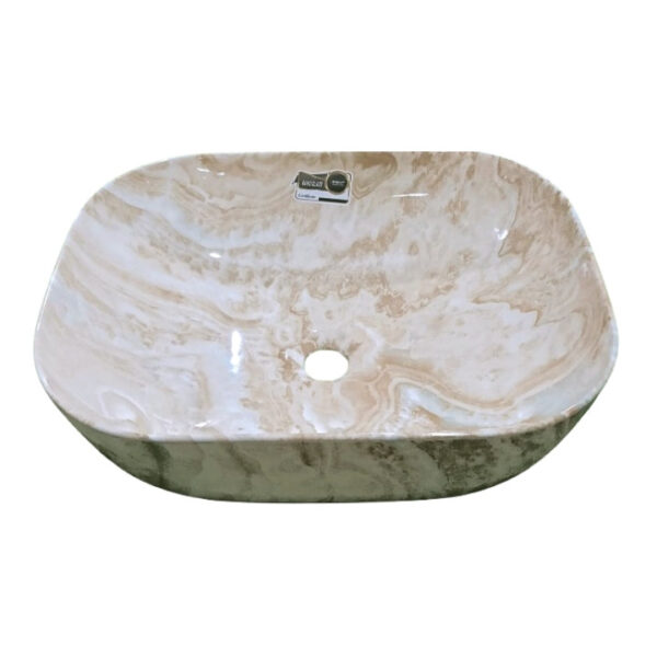502M-12 NEW COLORFUL DECORATIVE MARBLE COUNTER TOP BASIN