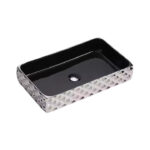 518G-Diamond New colorful Golden Decorative Counter Top Basin - Image 5