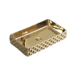 518G-Diamond New colorful Golden Decorative Counter Top Basin - Image 3