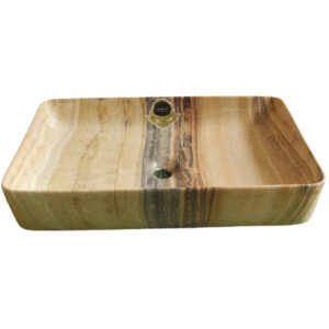 518M New Colorful Marble Counter Top Basin