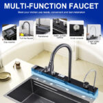 7546 Advanced Technology Handmade Multifunctional Smart Kitchen Sink - Image 5