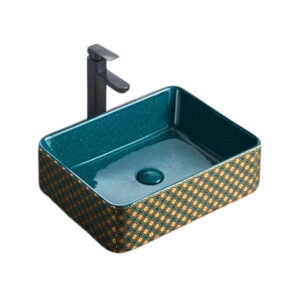 D302-GR Colorful Decorative Counter Top Basin