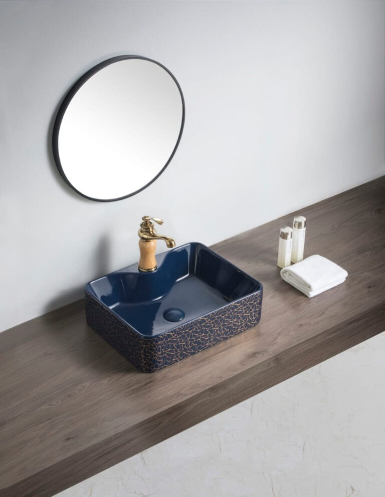 D302A-BL Marble Shet Counter Top Basin