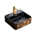 D358-Black- colorful Decorative Counter Top Basin - Image 2
