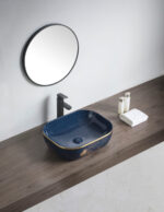 D502A-BL- colorful Decorative Counter Top Basin