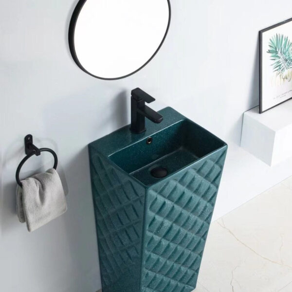 DECORATIVE DRUM BASIN 404C-4