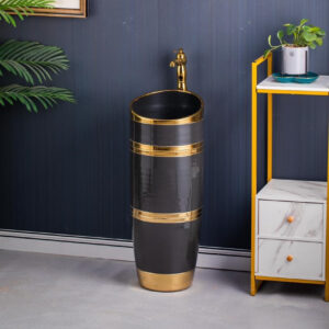 DECORATIVE DRUM BASIN 7001-B