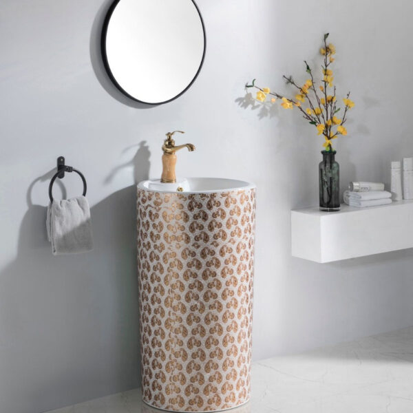 DECORATIVE DRUM BASIN 7026LG