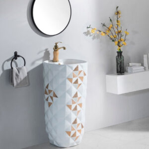 DECORATIVE DRUM BASIN 7173-D1