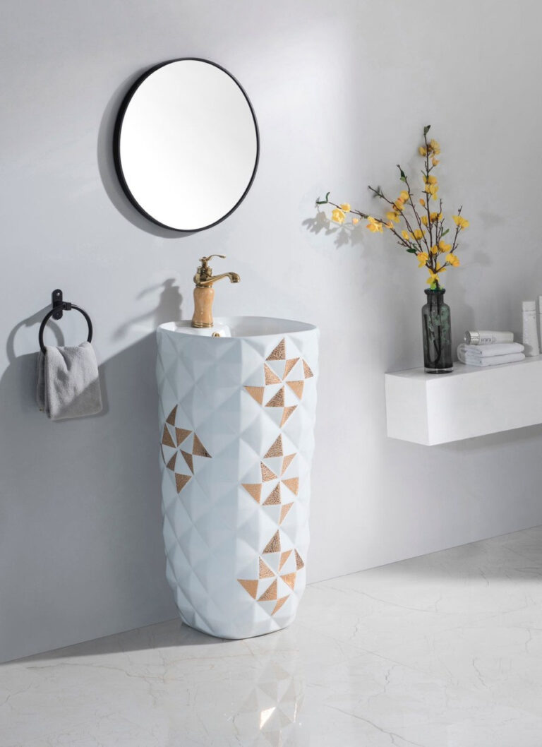 DECORATIVE DRUM BASIN 7173-D1