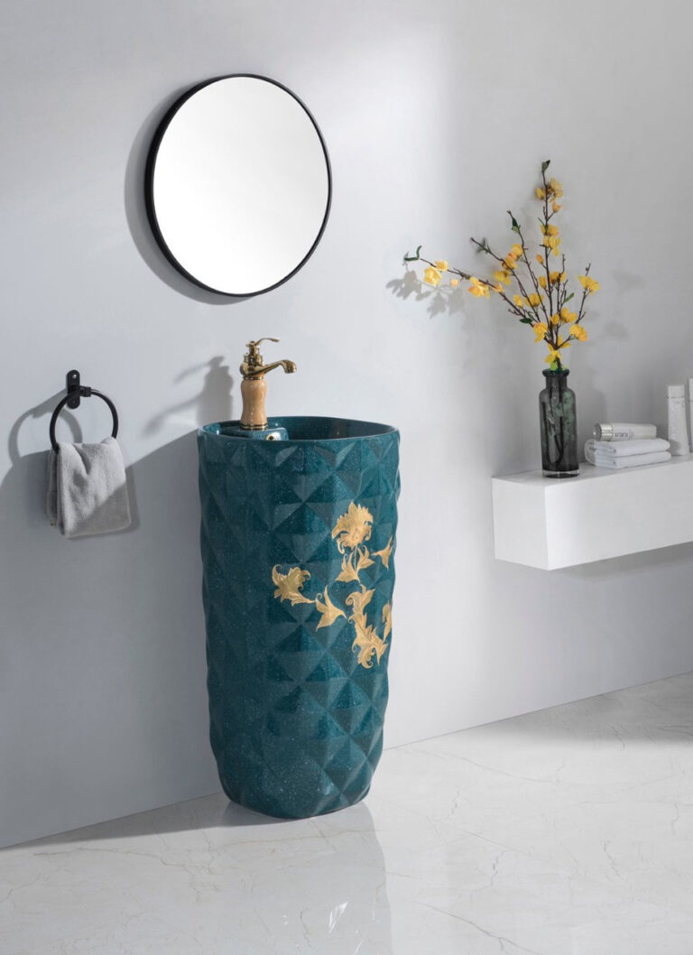 DECORATIVE DRUM BASIN 7173-RG