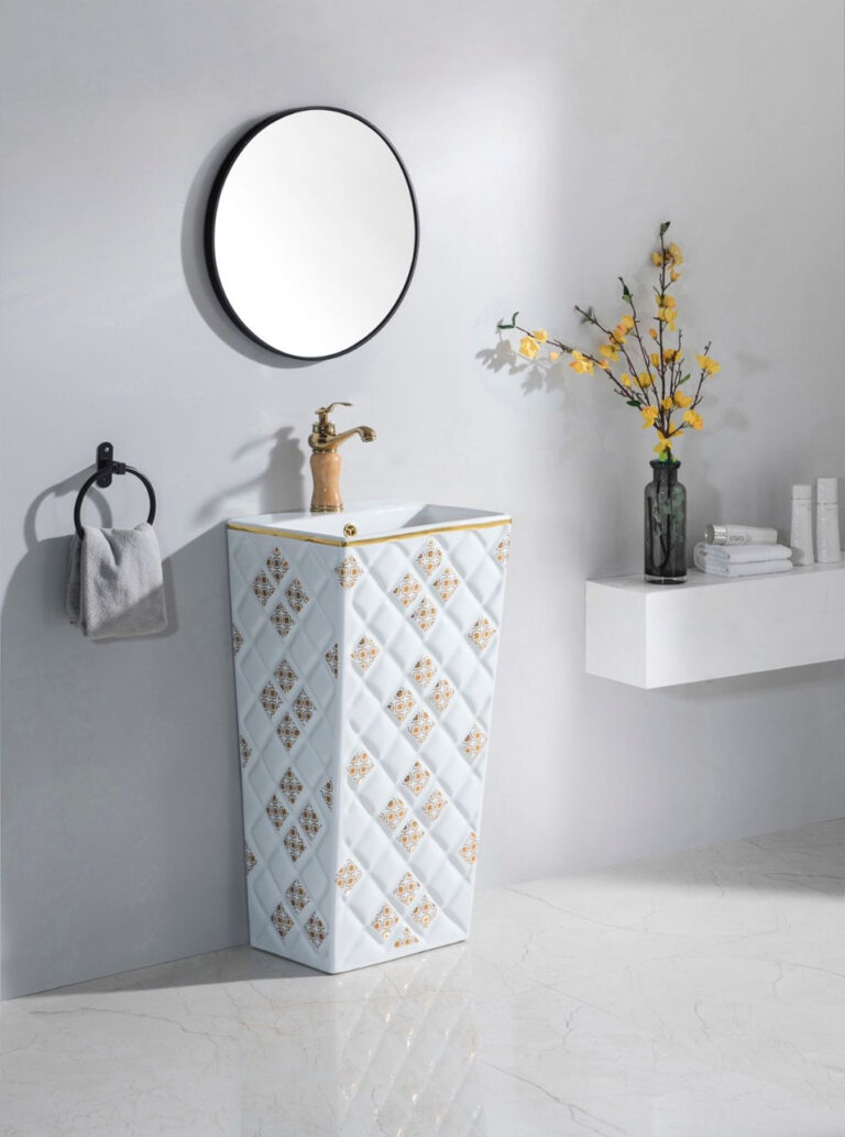 DECORATIVE DRUM BASIN 7174WG