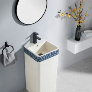 DECORATIVE DRUM BASIN P7004L-IV